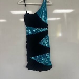 One-Shoulder Sequin Dress